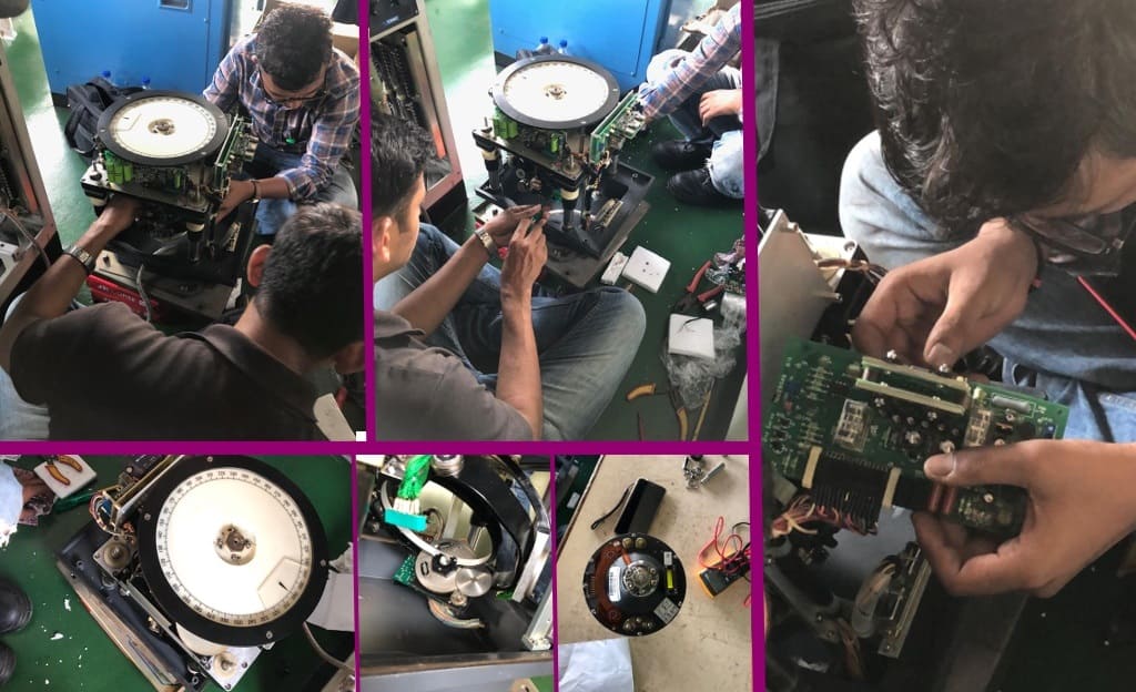 THE GYRO COMPASS REPAIRS FOR THE VESSEL AT HAI PHONG PORT