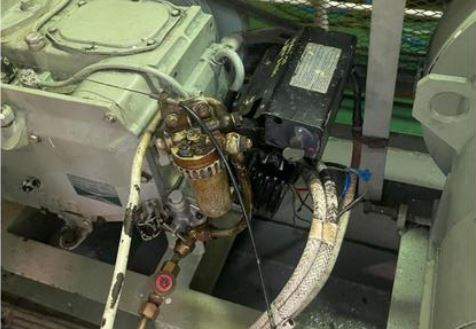 THE STARTER MOTOR OF EMERGENCY GENERATOR REPAIR FOR THE VESSEL AT VUNG TAU ANCHORAGE