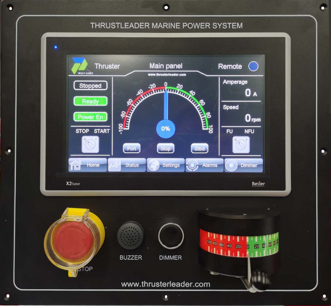 THE BOW THRUSTER ELECTRICAL CONTROL PANEL BOX REPAIRS AT VUNG TAU ANCHORAGE - VIETNAM